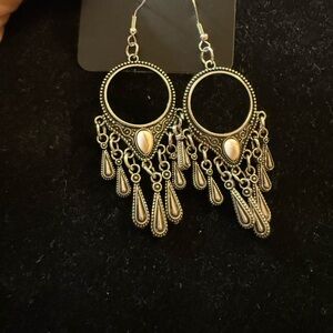 Paparazzi Silver Chandelier Earrings